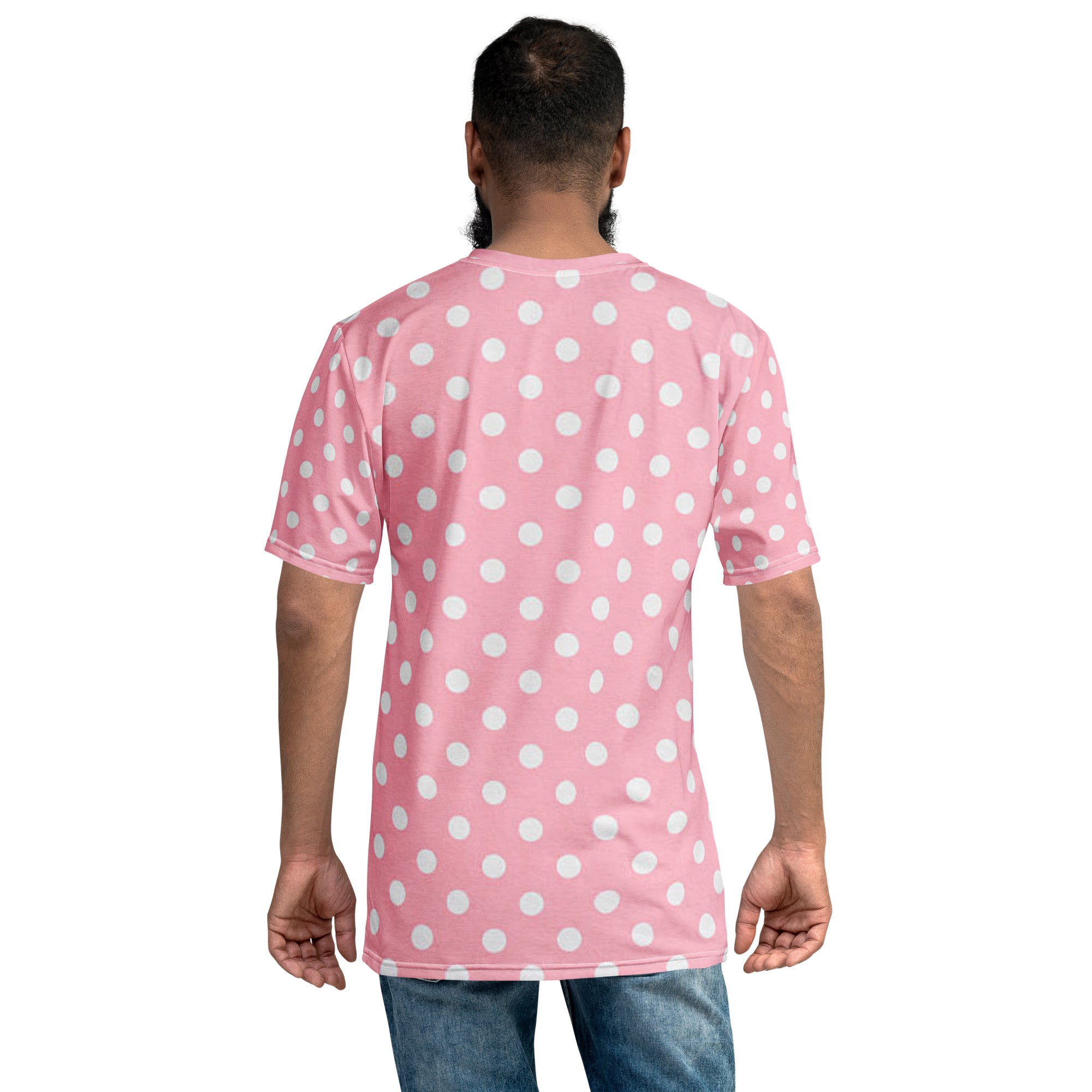 Zilla Dots Pink Lotion Men's t-shirt