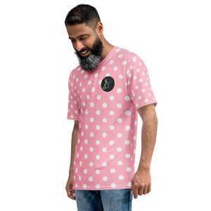 Zilla Dots Pink Lotion Men's t-shirt