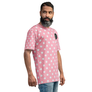 Zilla Dots Pink Lotion Men's t-shirt