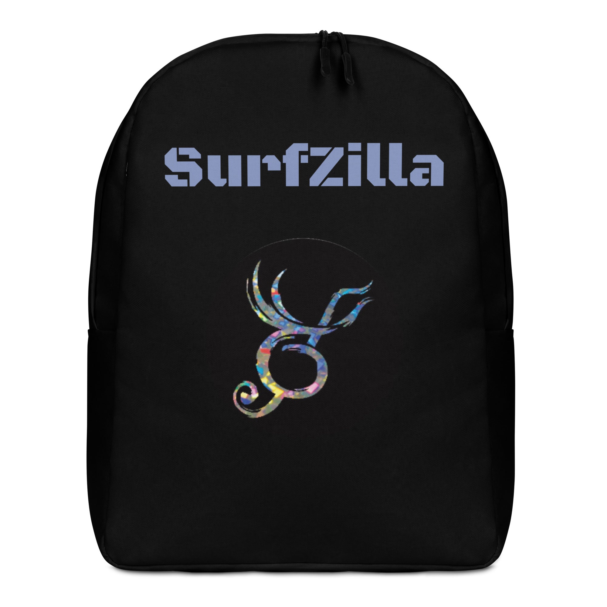 SurfZilla Black Minimalist Backpack
