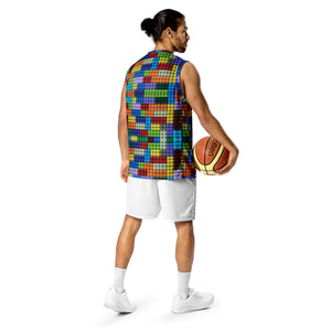 Bloc Recycled unisex basketball jersey