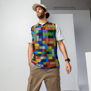 Bloc Recycled unisex basketball jersey