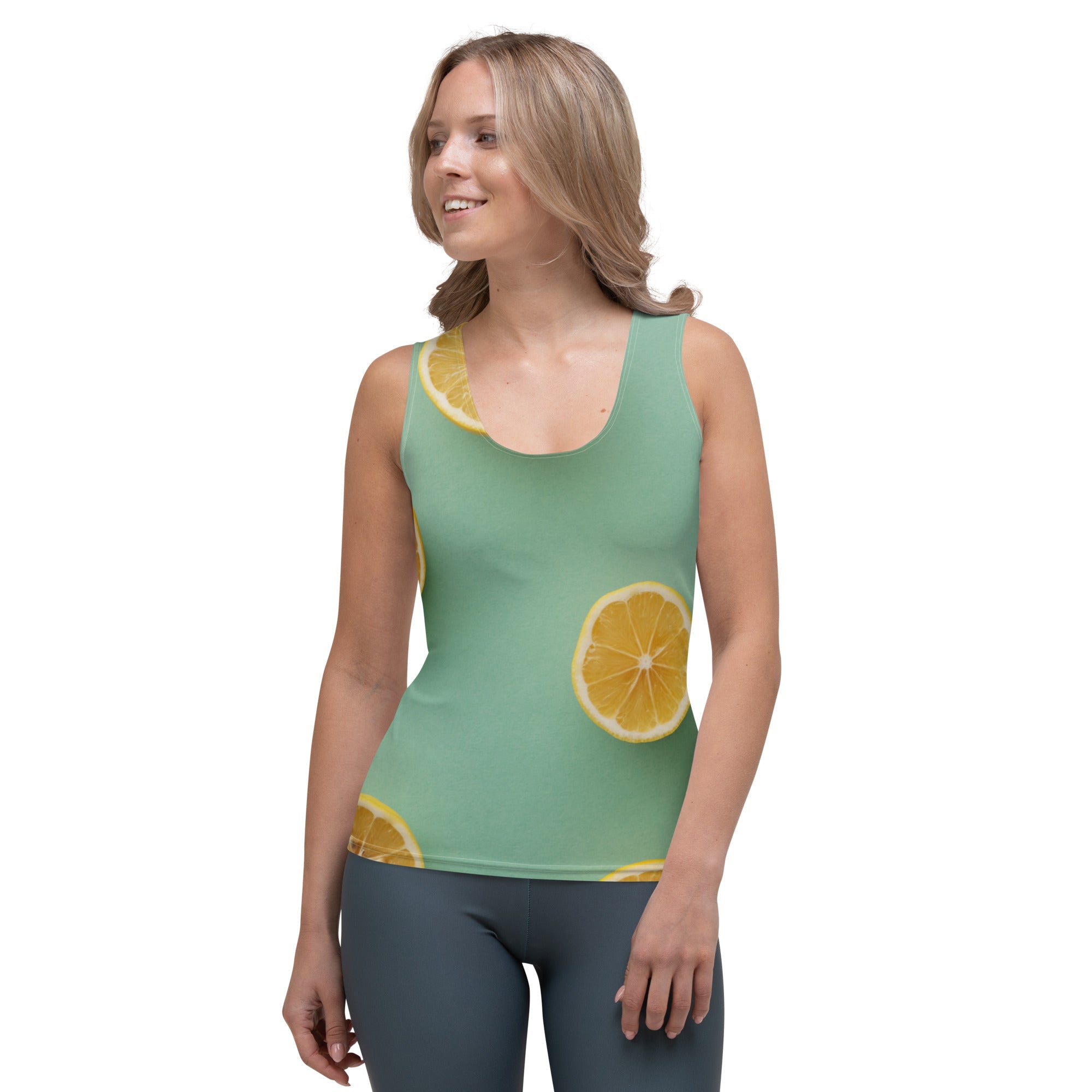 PL Citrus Diva Sublimation Cut & Sew Tank Top