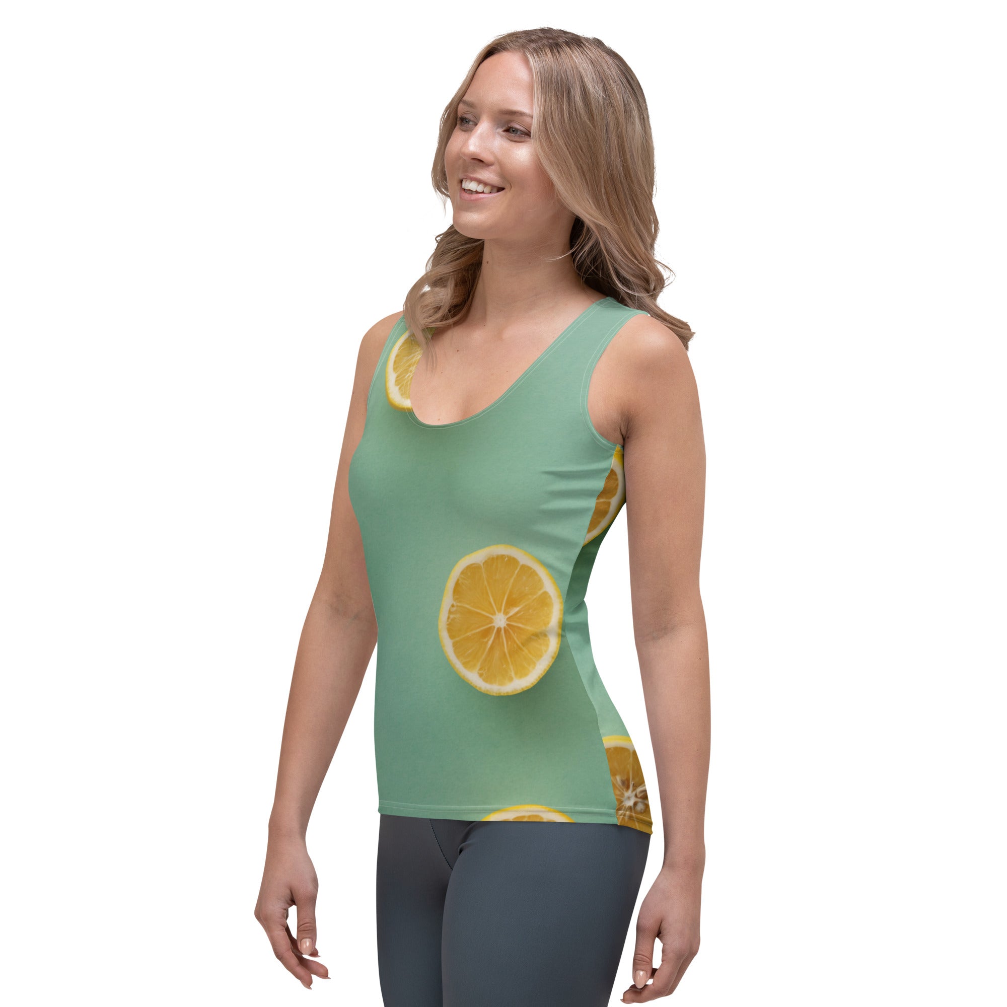 PL Citrus Diva Sublimation Cut & Sew Tank Top