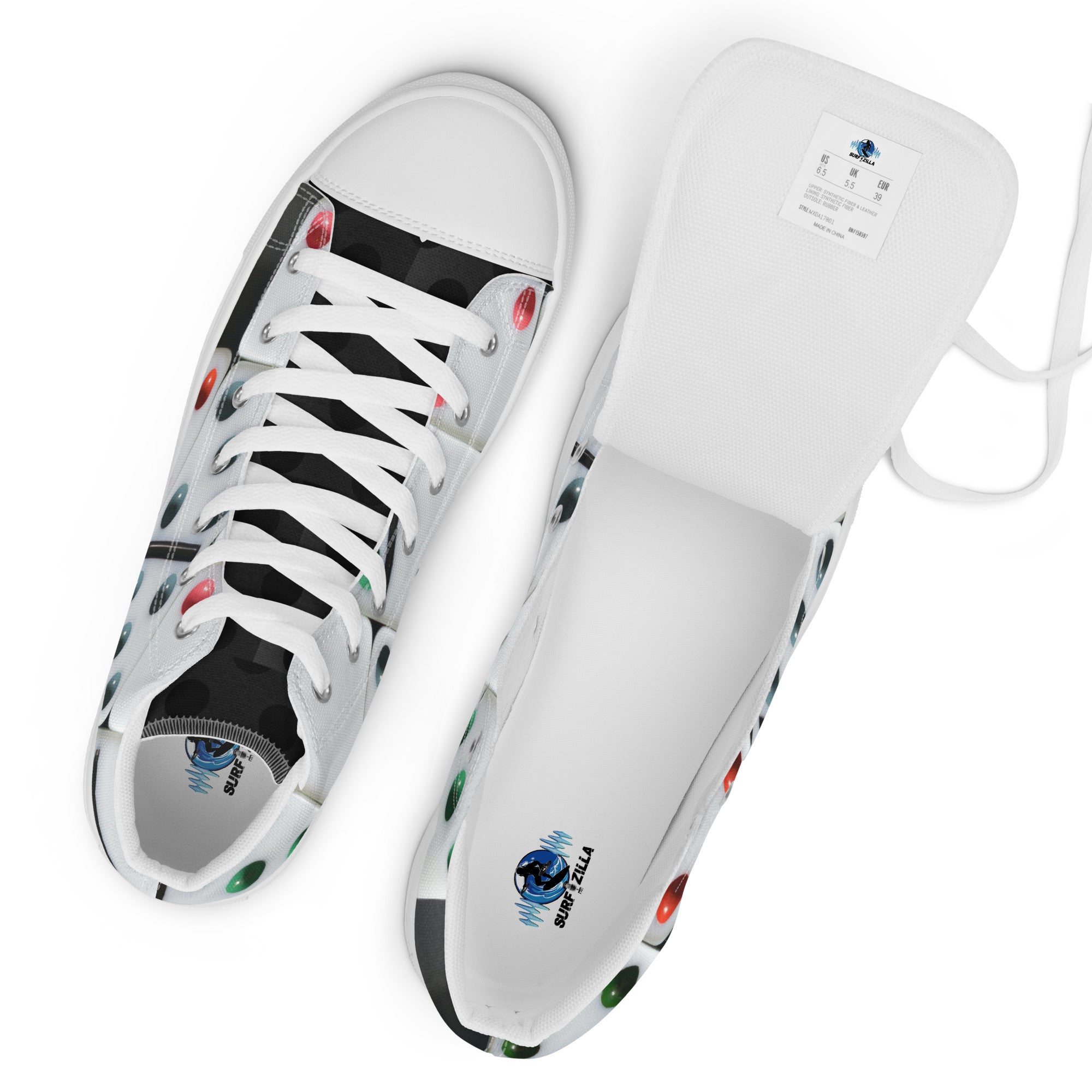 Rollem’ Men’s high top canvas shoes