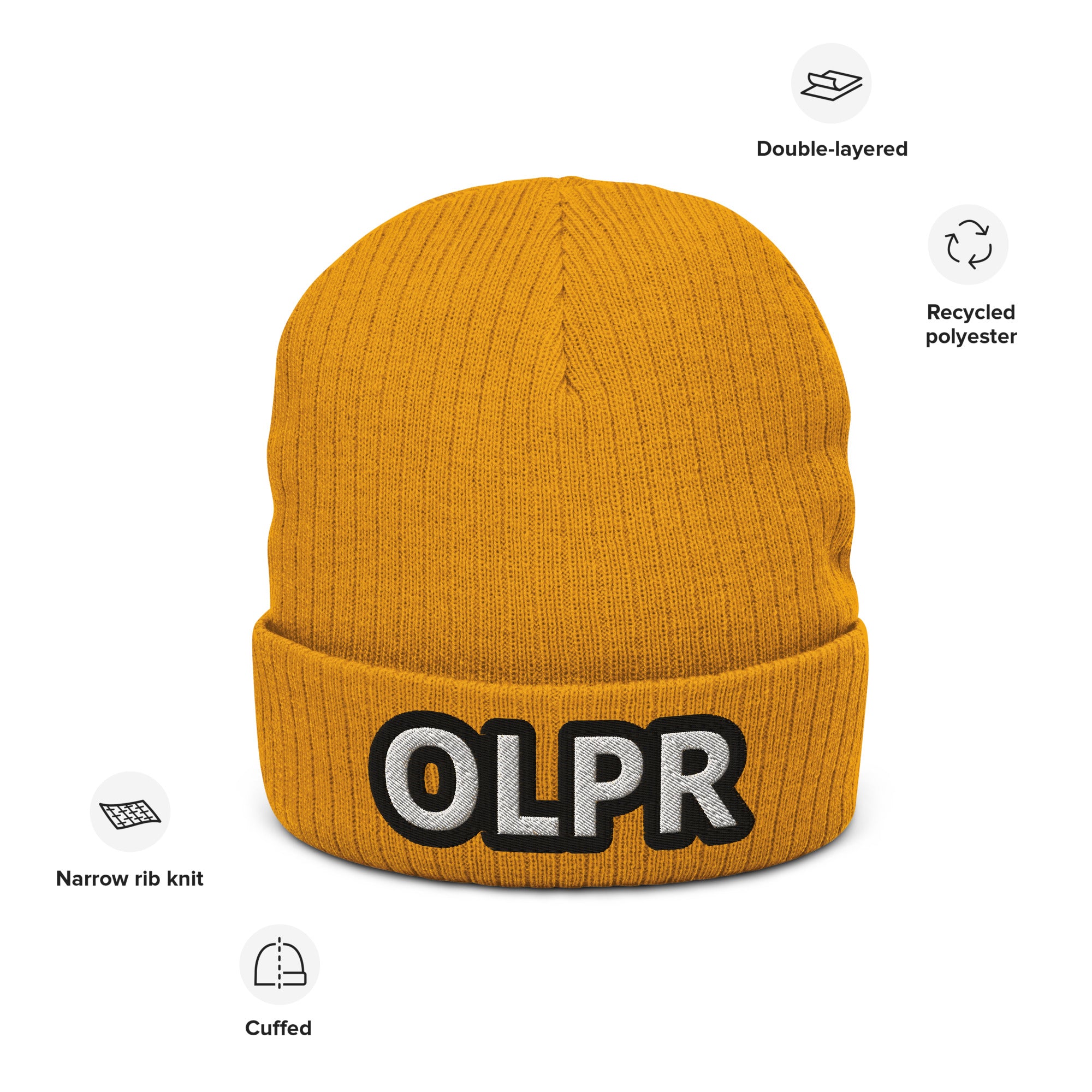 OLPR Ribbed knit beanie