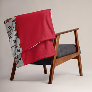 Red Velvet Throw Blanket