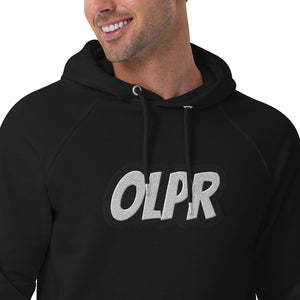 OLPR Embroidered Unisex eco raglan hoodie
