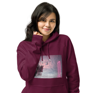 OLPR Portals Unisex eco raglan hoodie