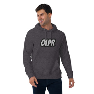 OLPR Embroidered Unisex eco raglan hoodie