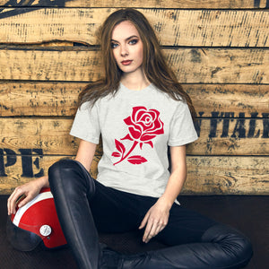 Red Rose Unisex t-shirt