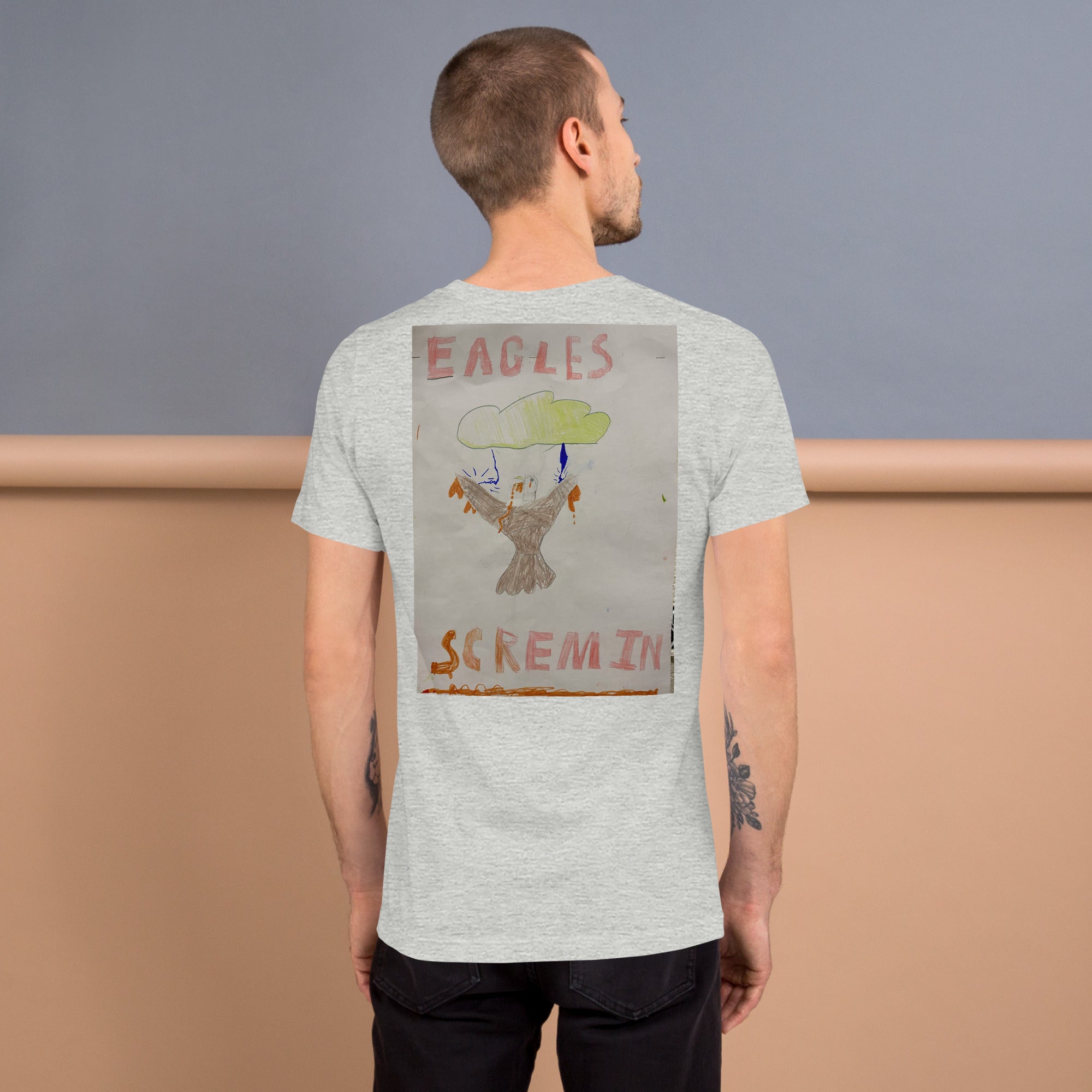 SDS Eagles Screaming Unisex t-shirt