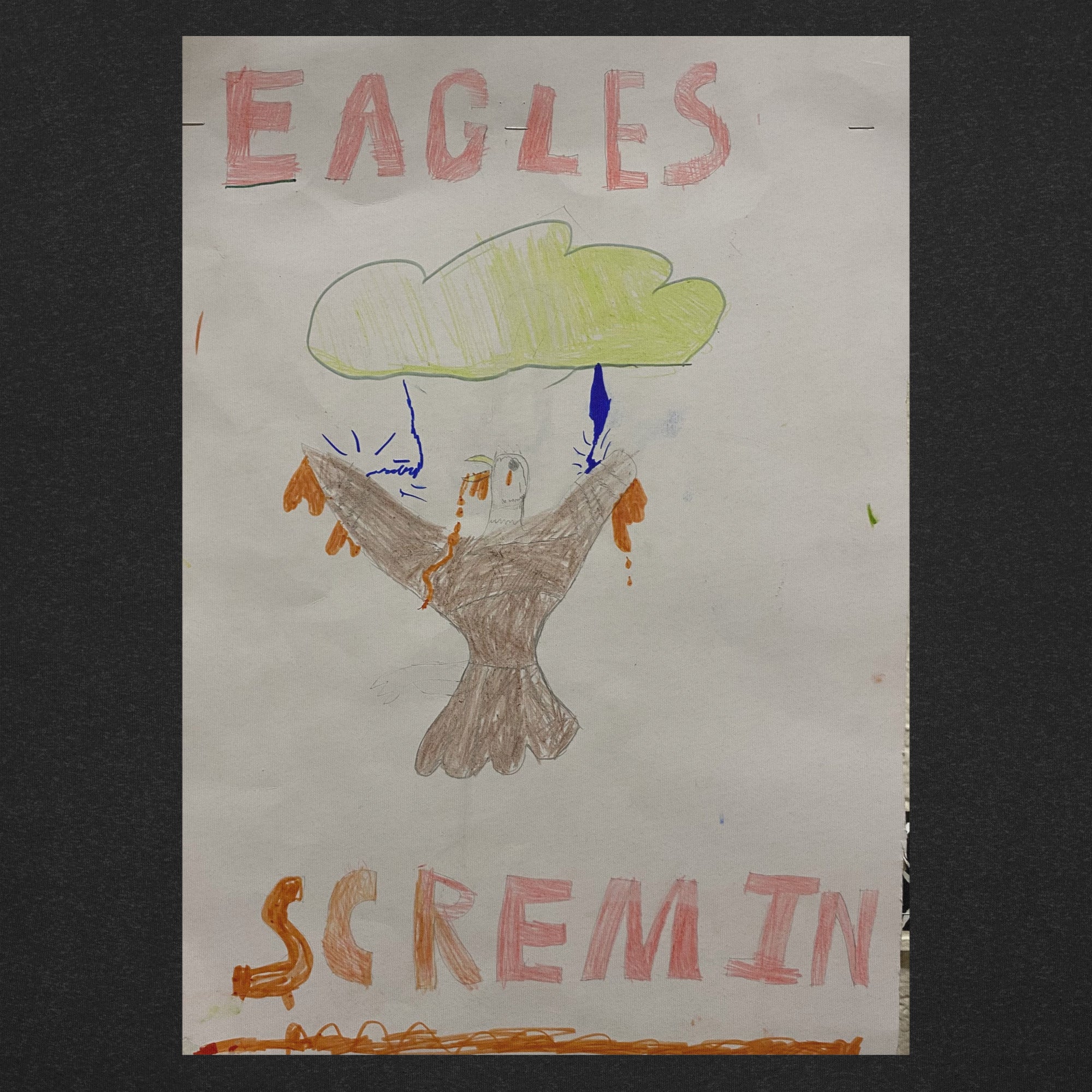 SDS Eagles Screaming Unisex t-shirt