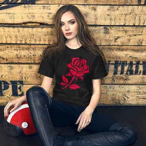 Red Rose Unisex t-shirt