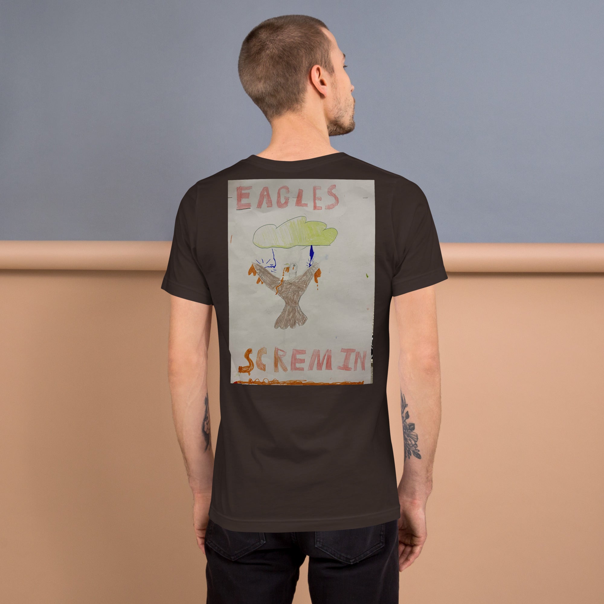 SDS Eagles Screaming Unisex t-shirt
