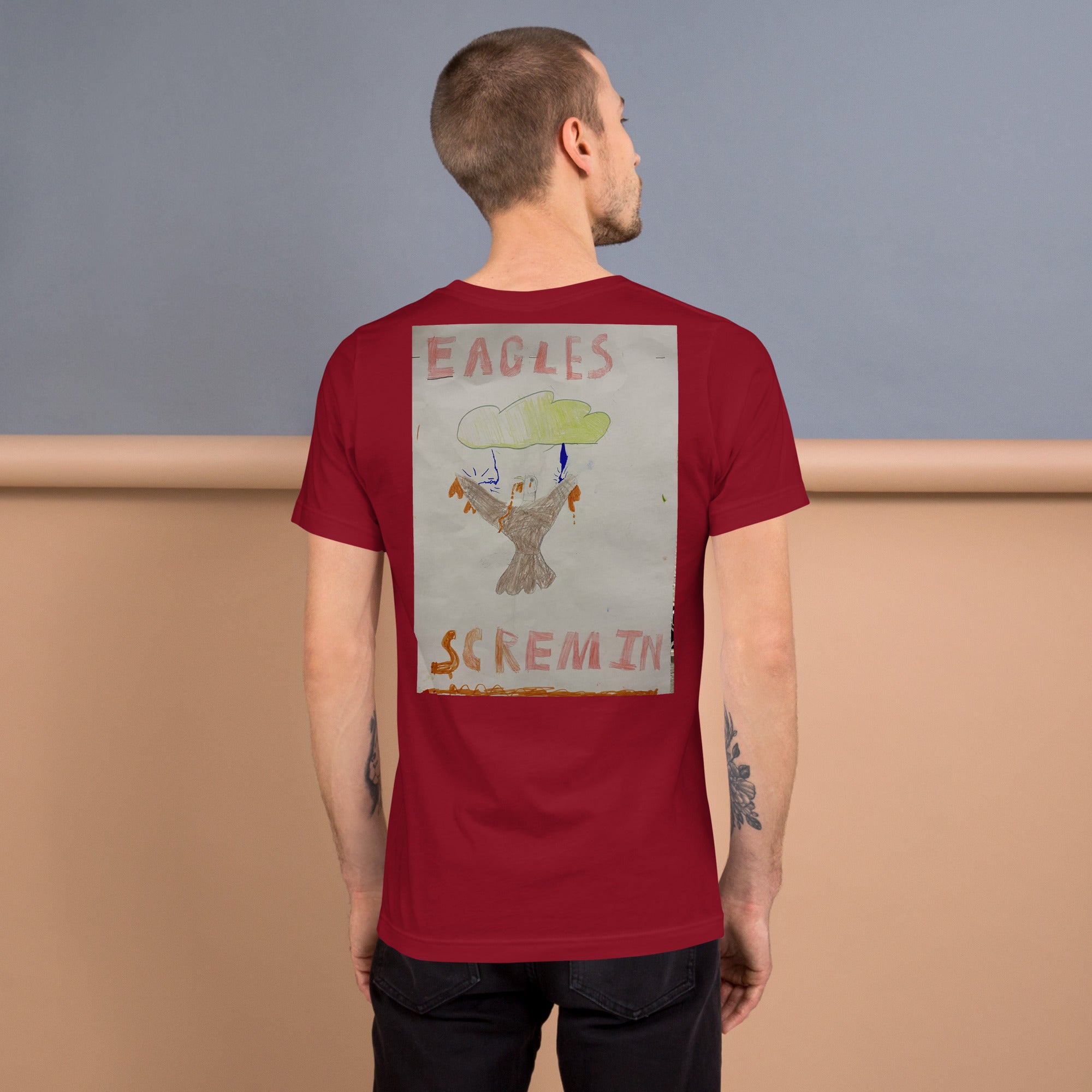 SDS Eagles Screaming Unisex t-shirt