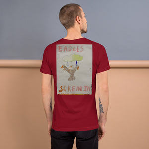 SDS Eagles Screaming Unisex t-shirt