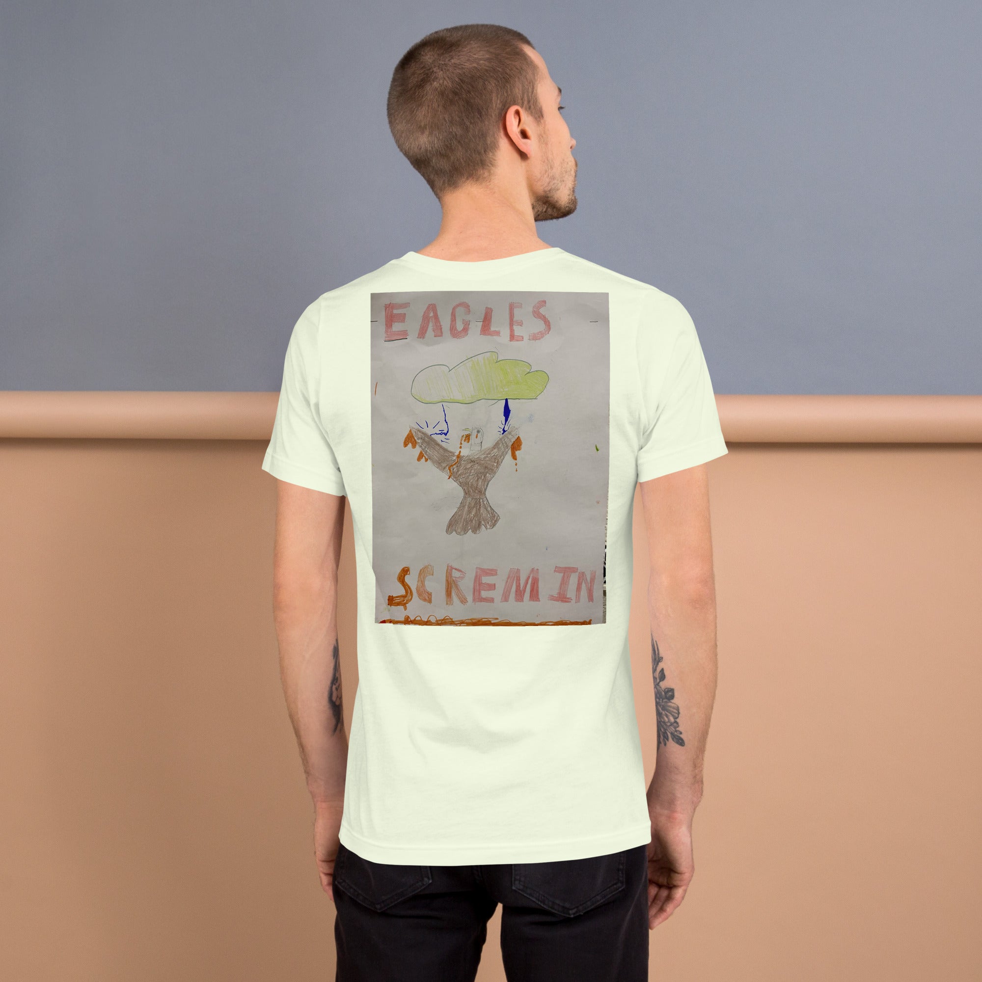 SDS Eagles Screaming Unisex t-shirt