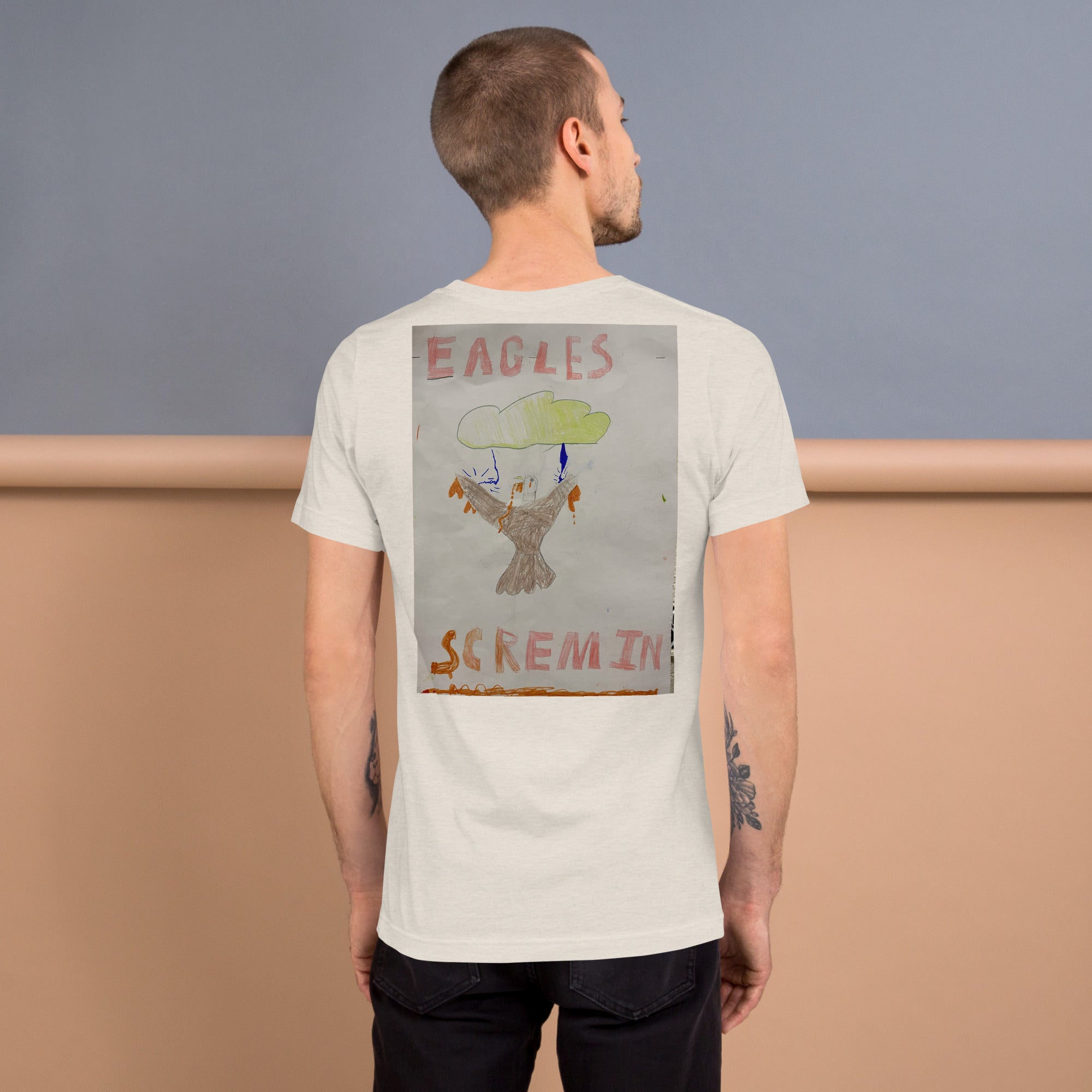 SDS Eagles Screaming Unisex t-shirt