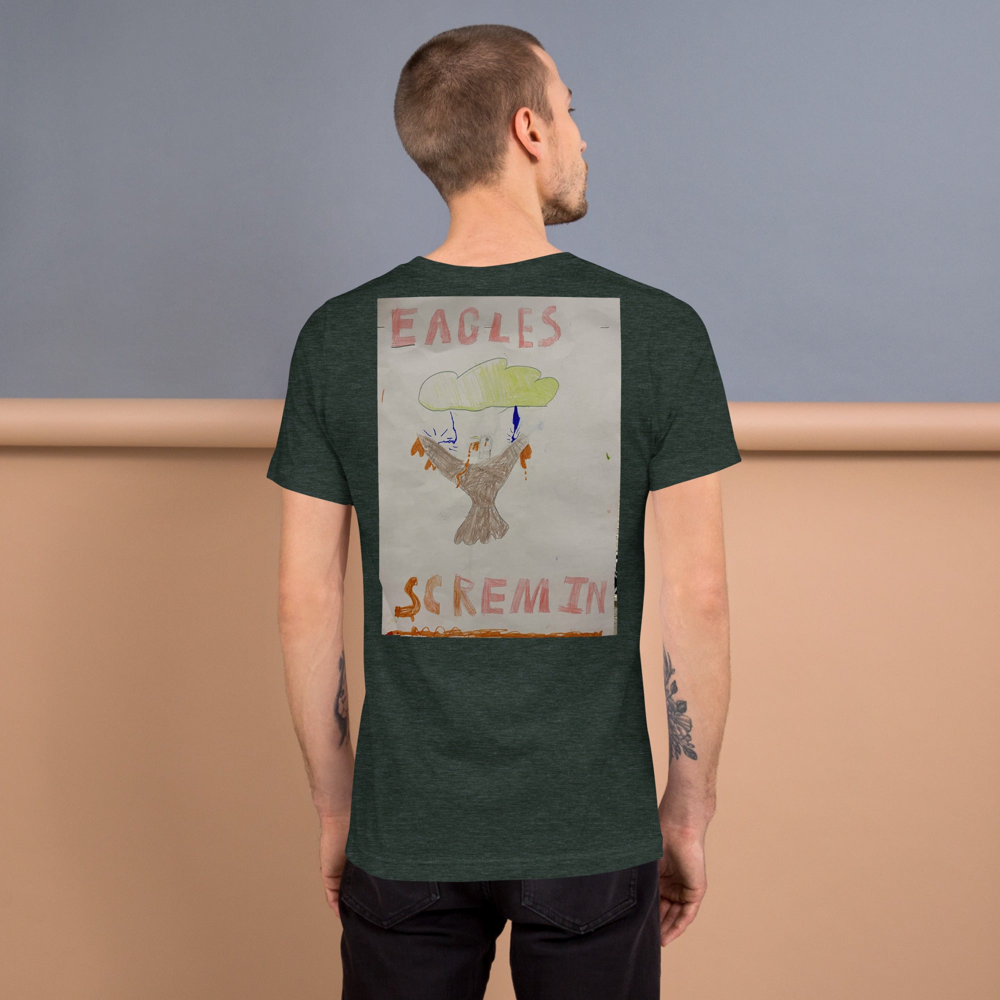 SDS Eagles Screaming Unisex t-shirt