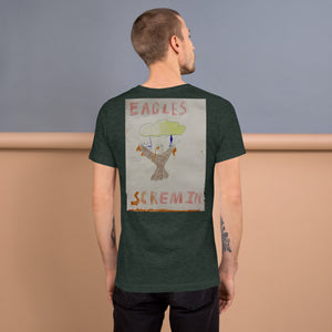 SDS Eagles Screaming Unisex t-shirt