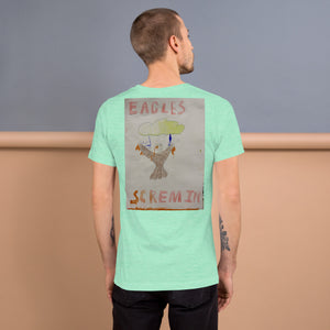 SDS Eagles Screaming Unisex t-shirt