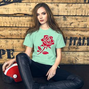 Red Rose Unisex t-shirt