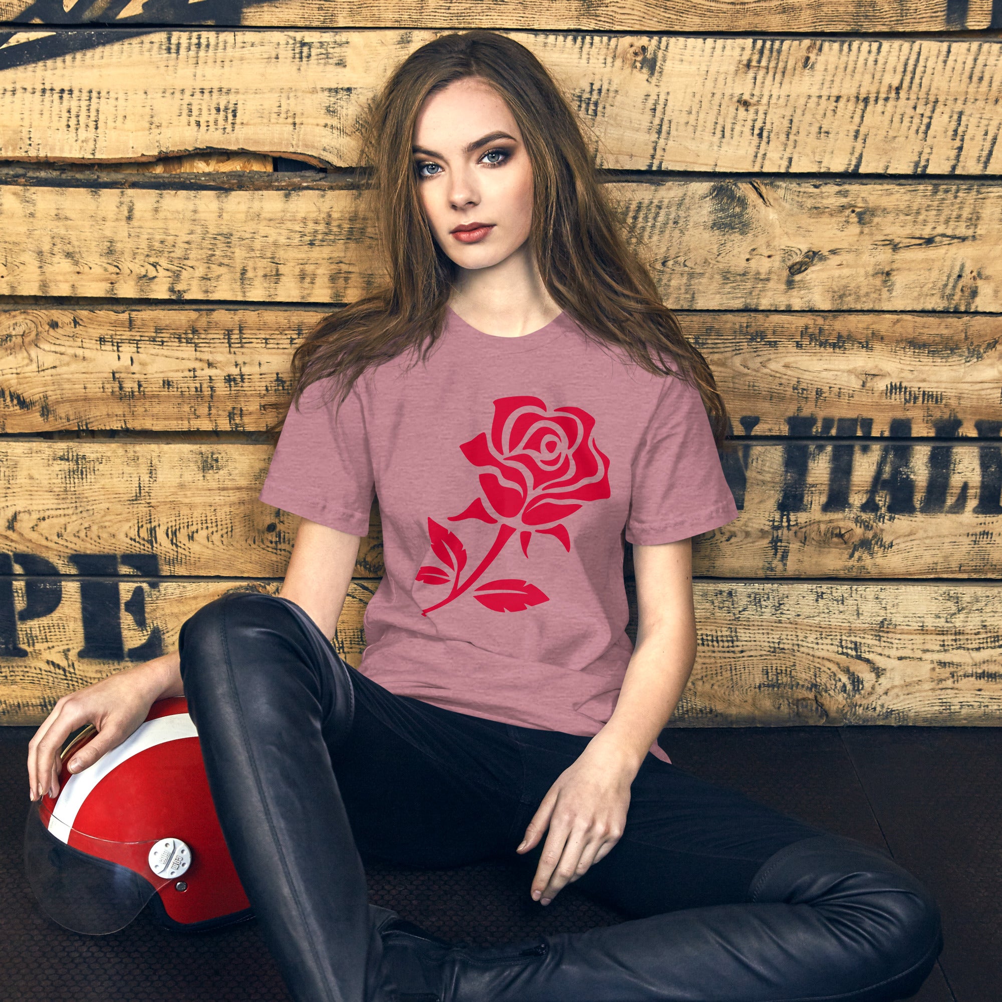 Red Rose Unisex t-shirt