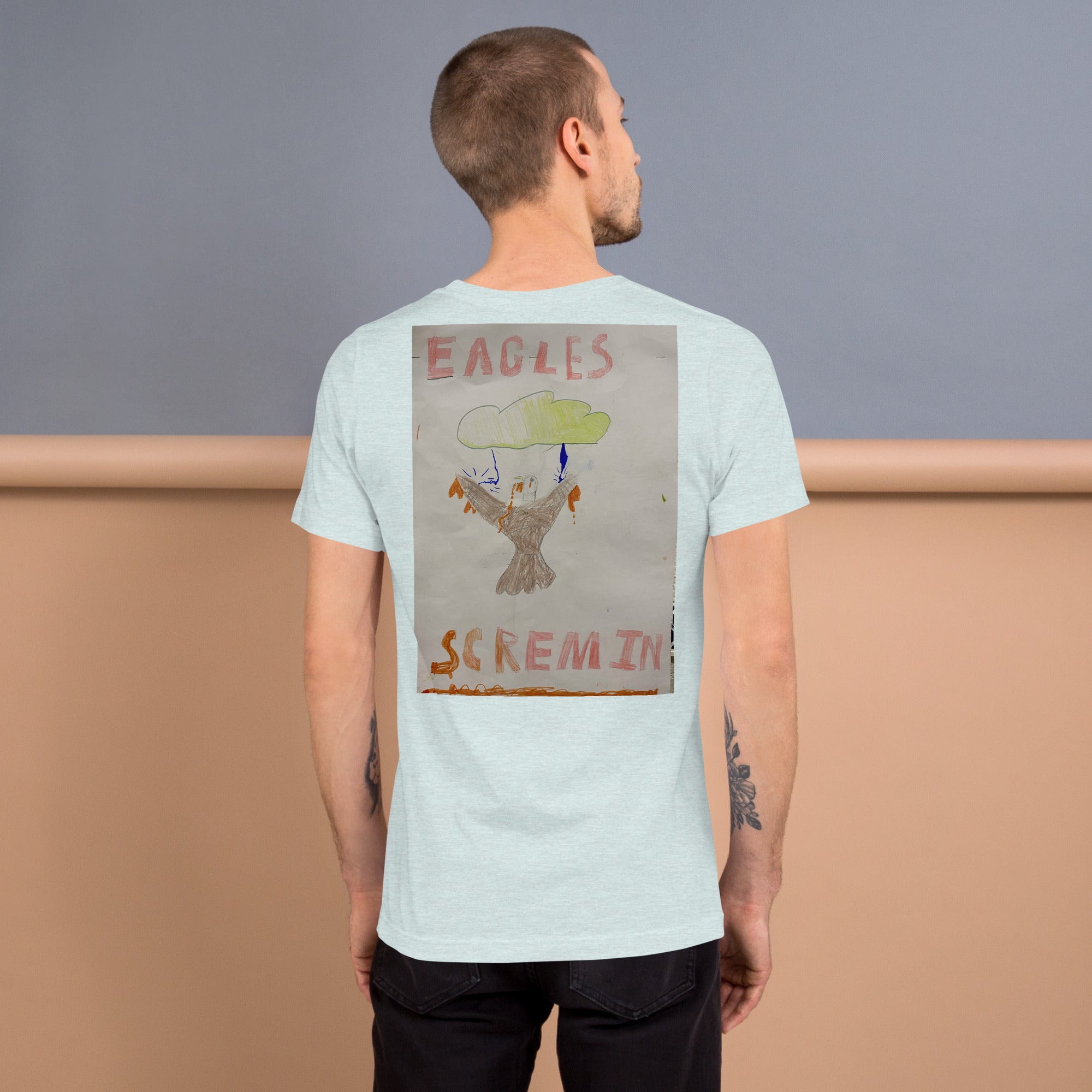 SDS Eagles Screaming Unisex t-shirt
