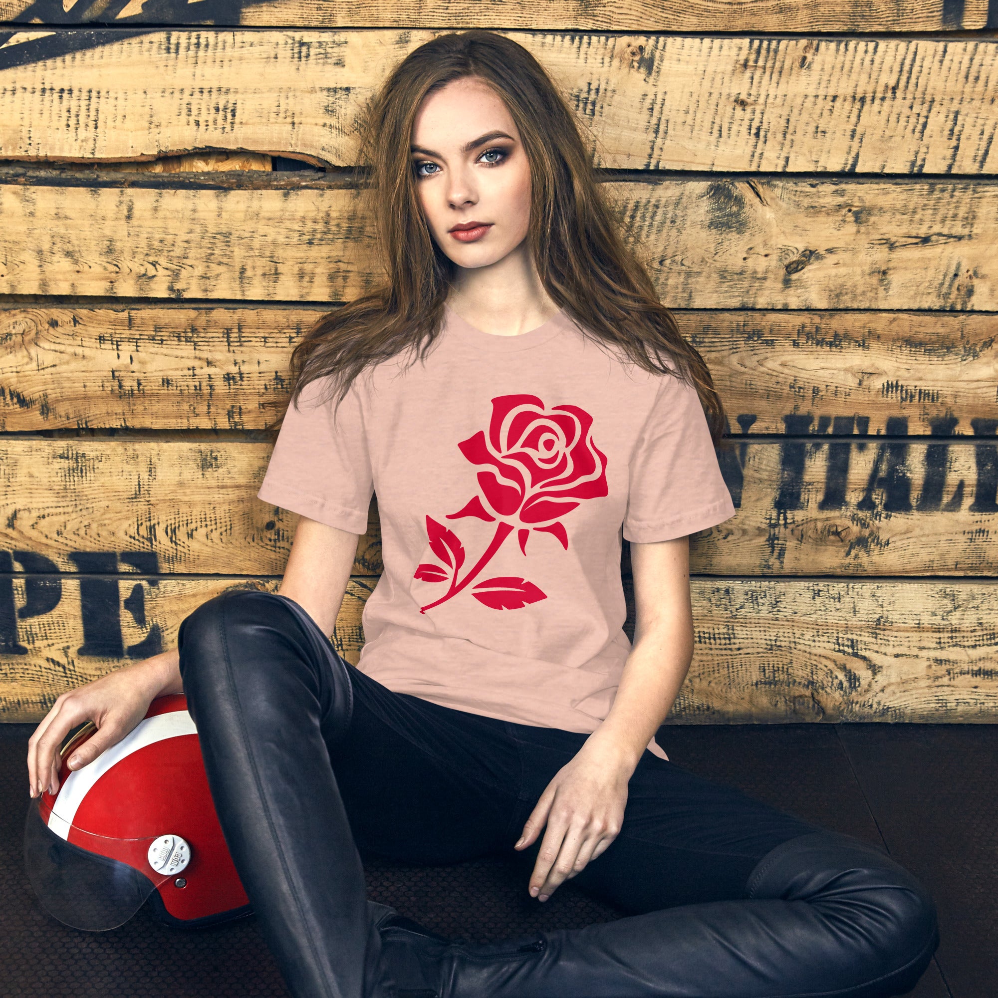 Red Rose Unisex t-shirt