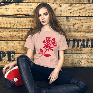 Red Rose Unisex t-shirt
