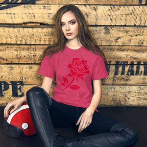Red Rose Unisex t-shirt