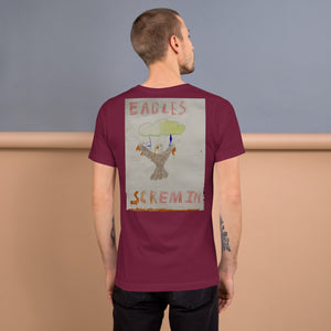 SDS Eagles Screaming Unisex t-shirt