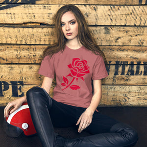 Red Rose Unisex t-shirt