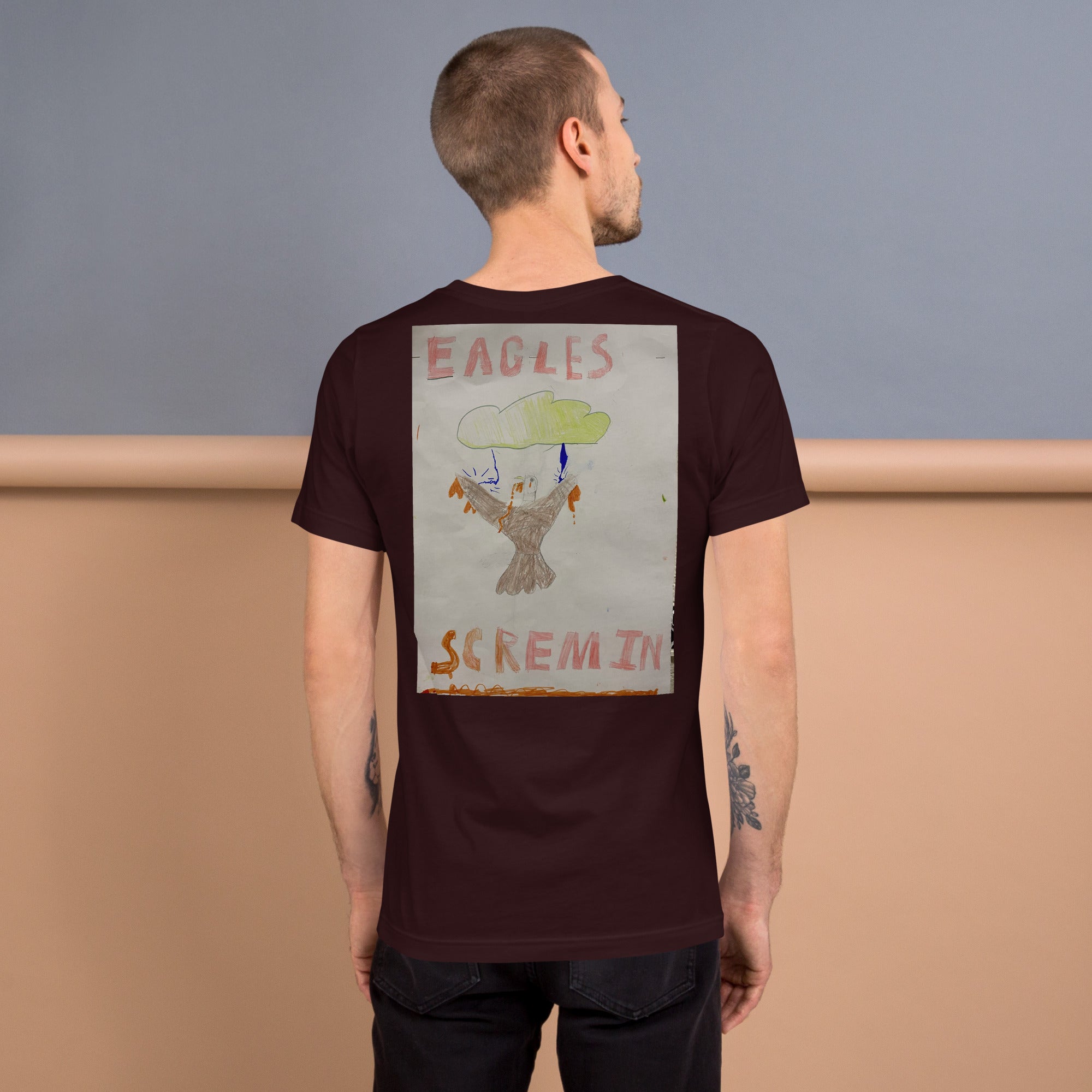 SDS Eagles Screaming Unisex t-shirt