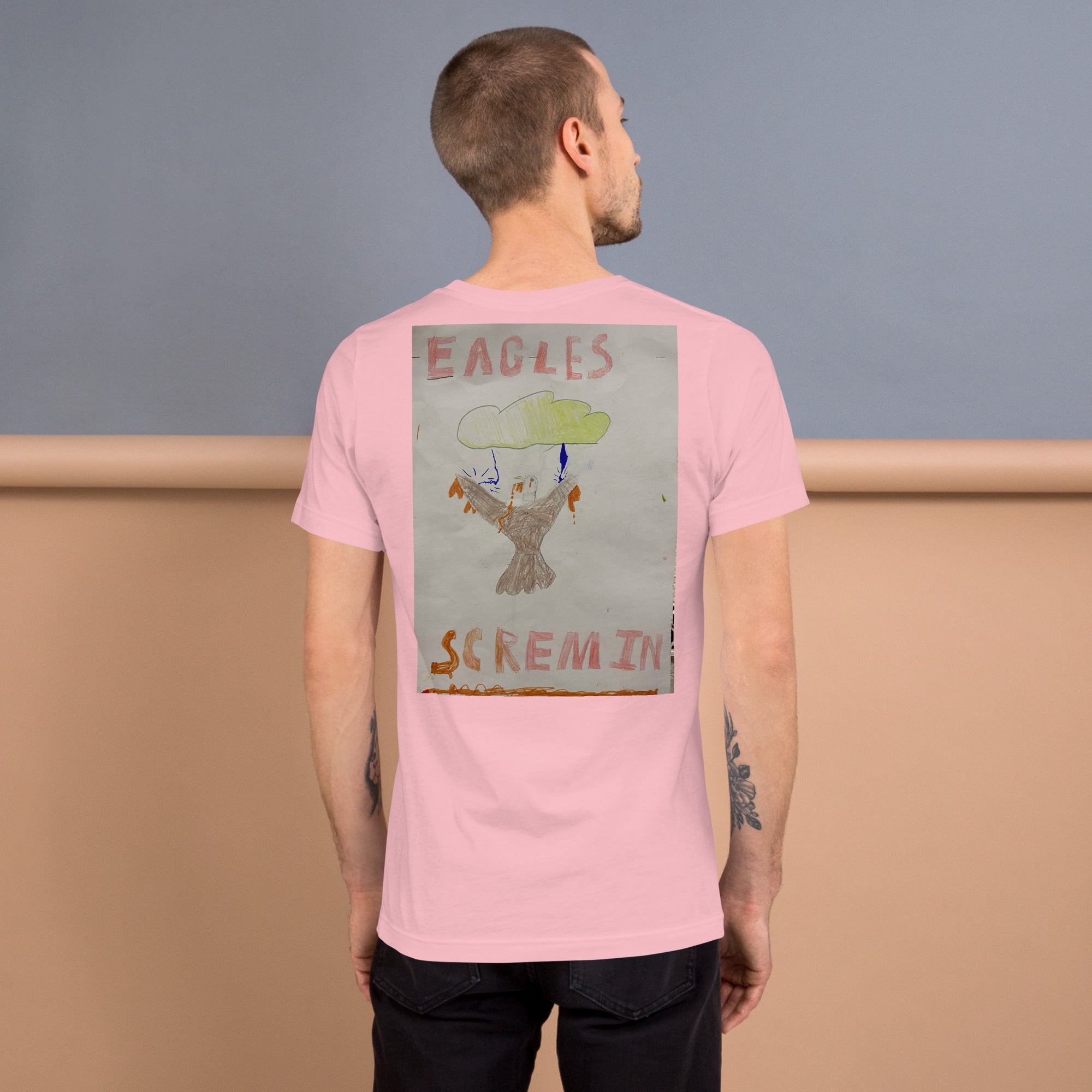 SDS Eagles Screaming Unisex t-shirt