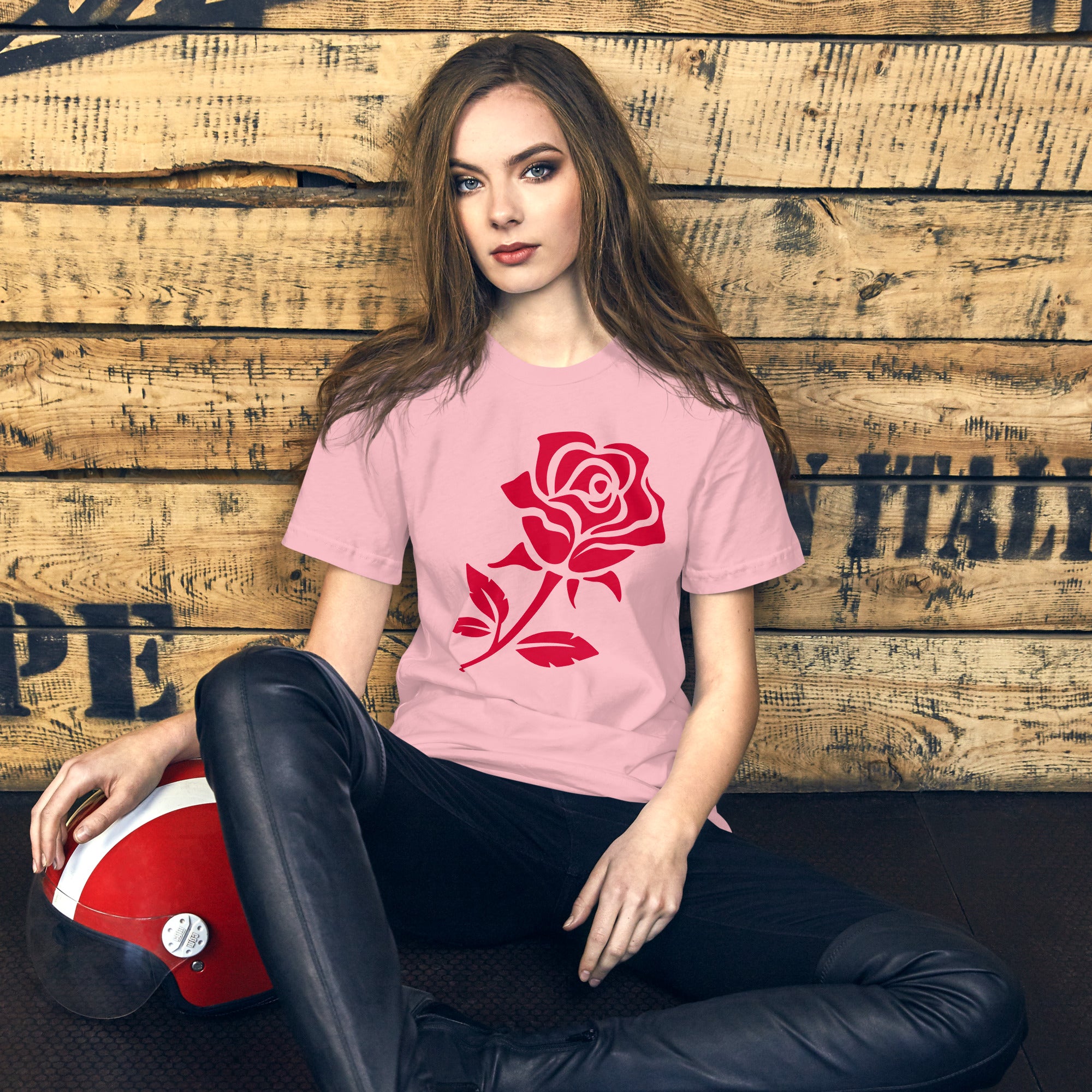 Red Rose Unisex t-shirt