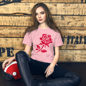 Red Rose Unisex t-shirt