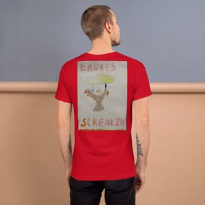 SDS Eagles Screaming Unisex t-shirt