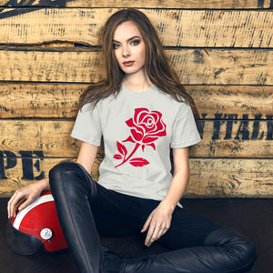 Red Rose Unisex t-shirt