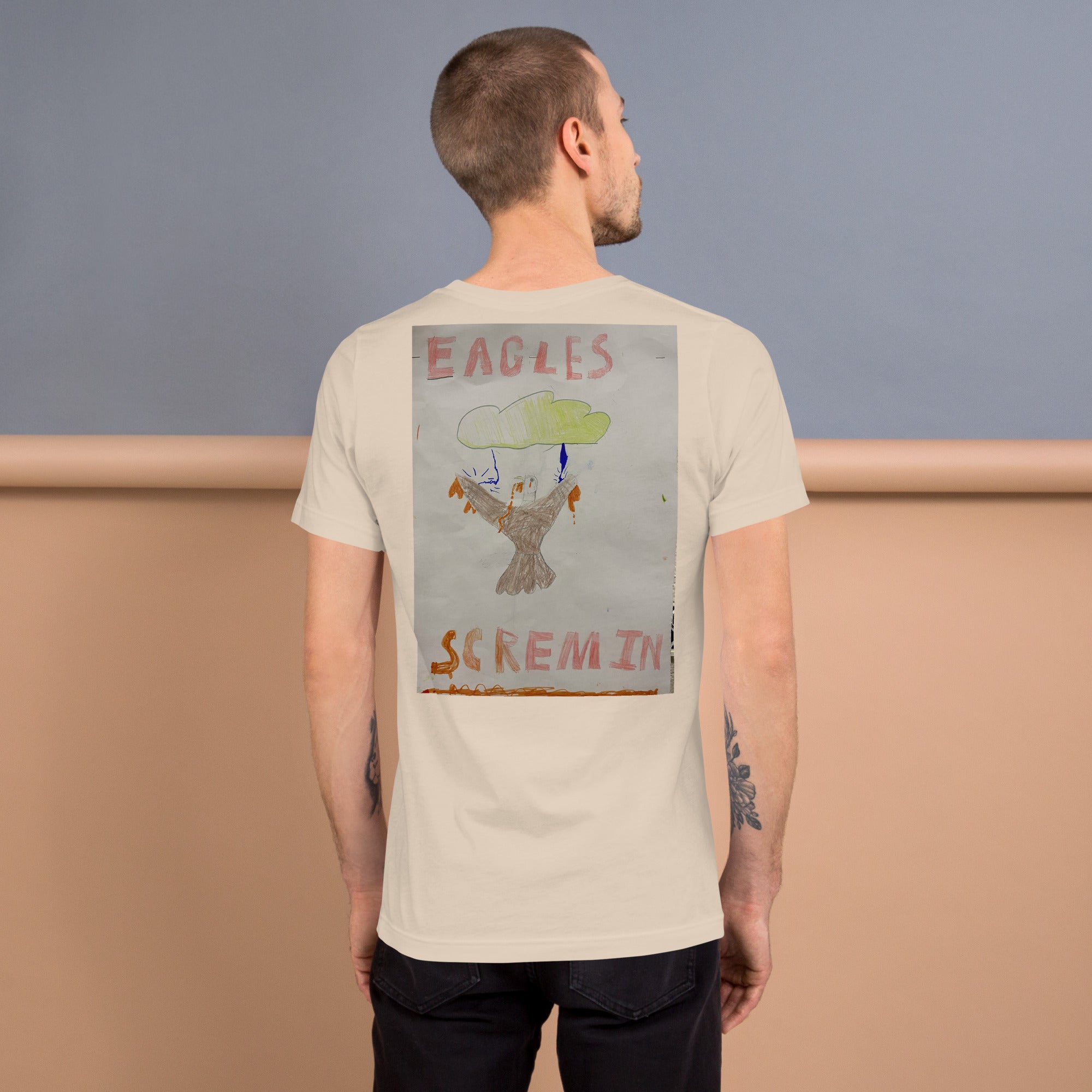 SDS Eagles Screaming Unisex t-shirt