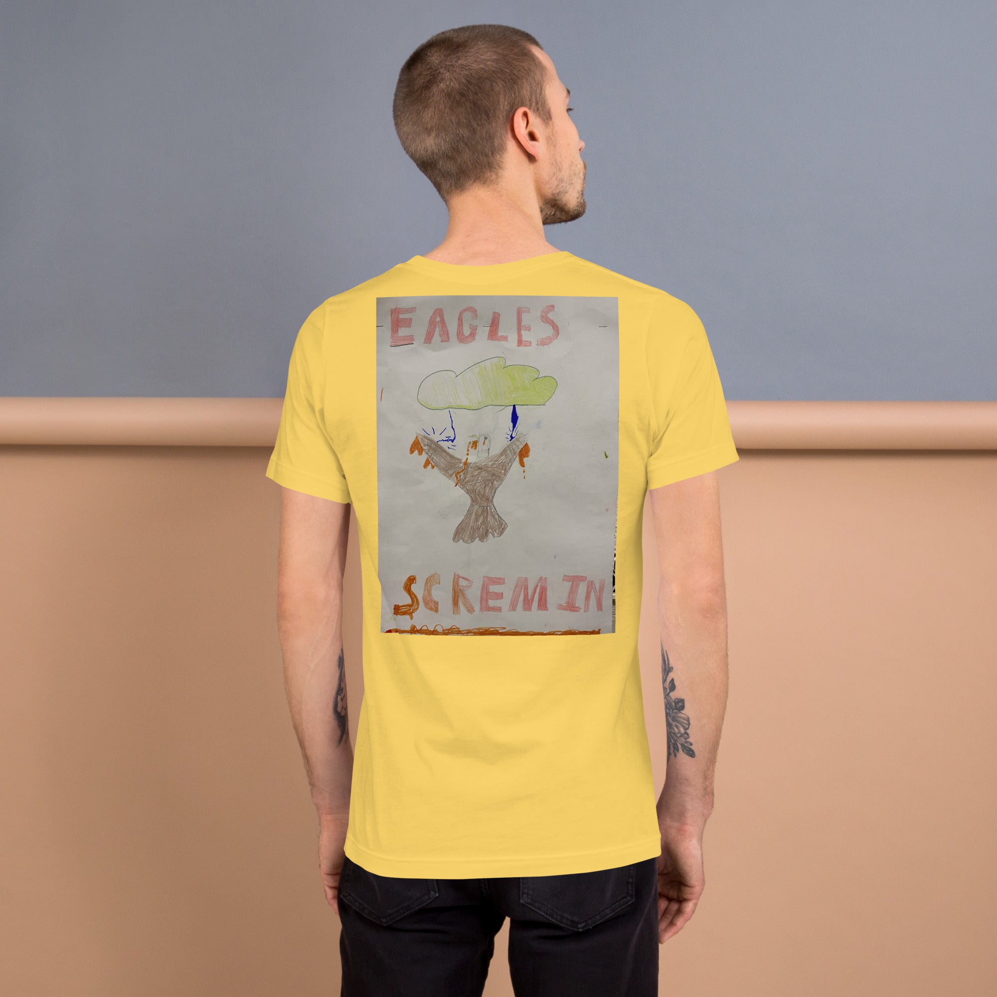 SDS Eagles Screaming Unisex t-shirt
