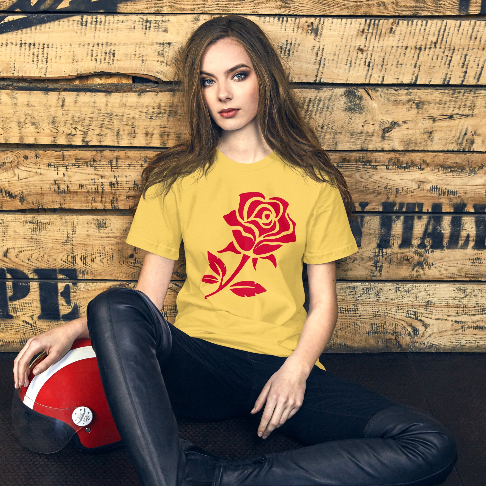 Red Rose Unisex t-shirt