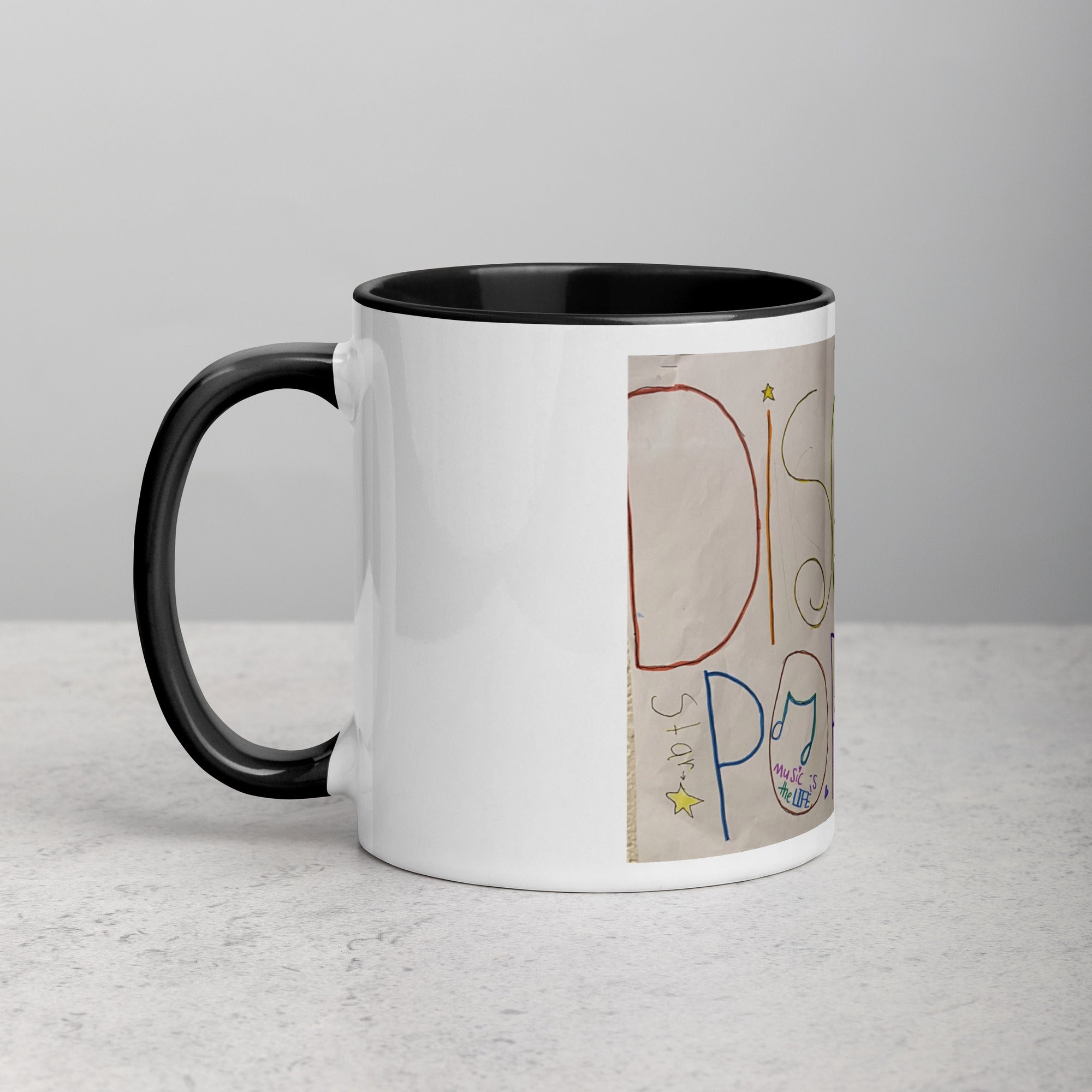 Disco Pop Mug with Color Inside