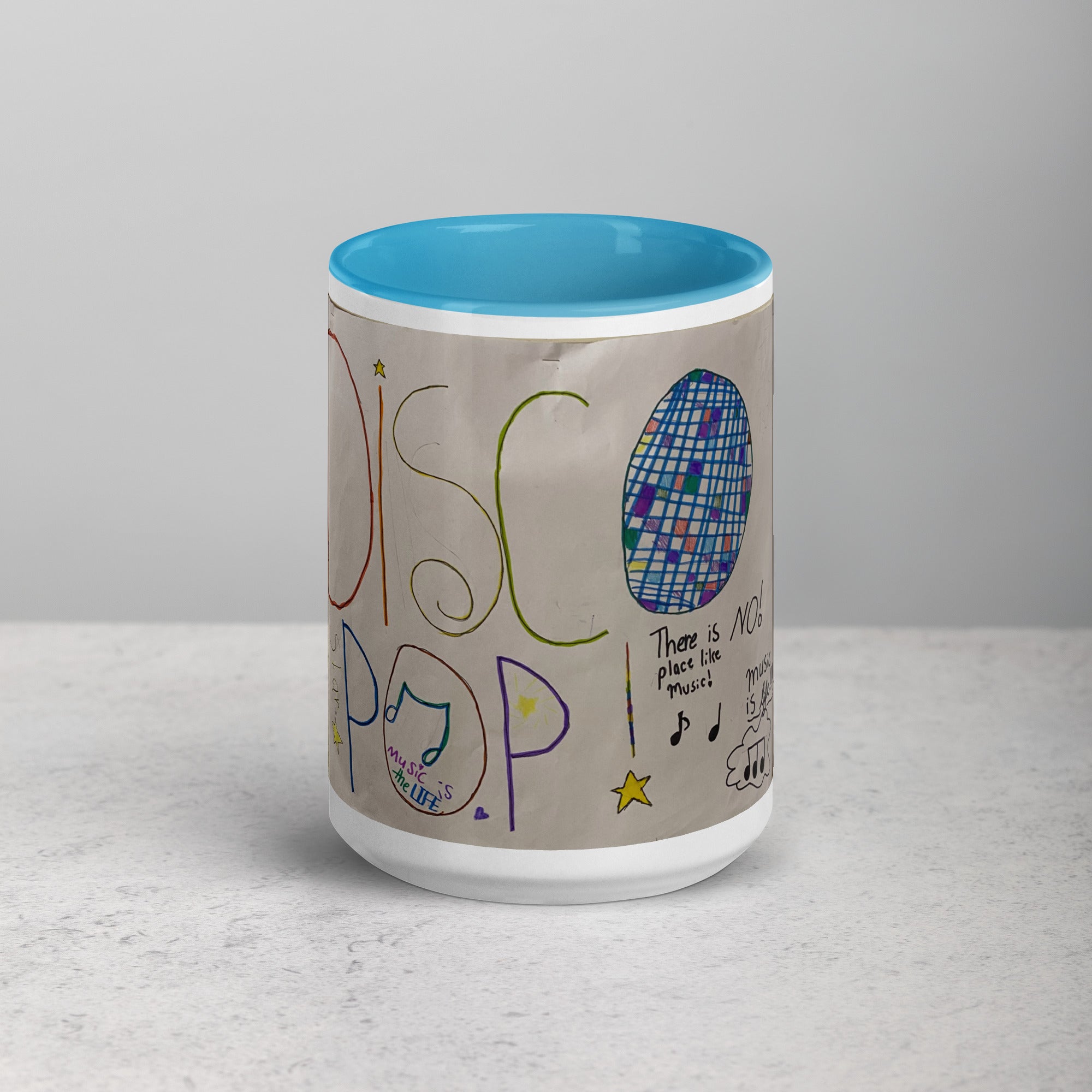 Disco Pop Mug with Color Inside