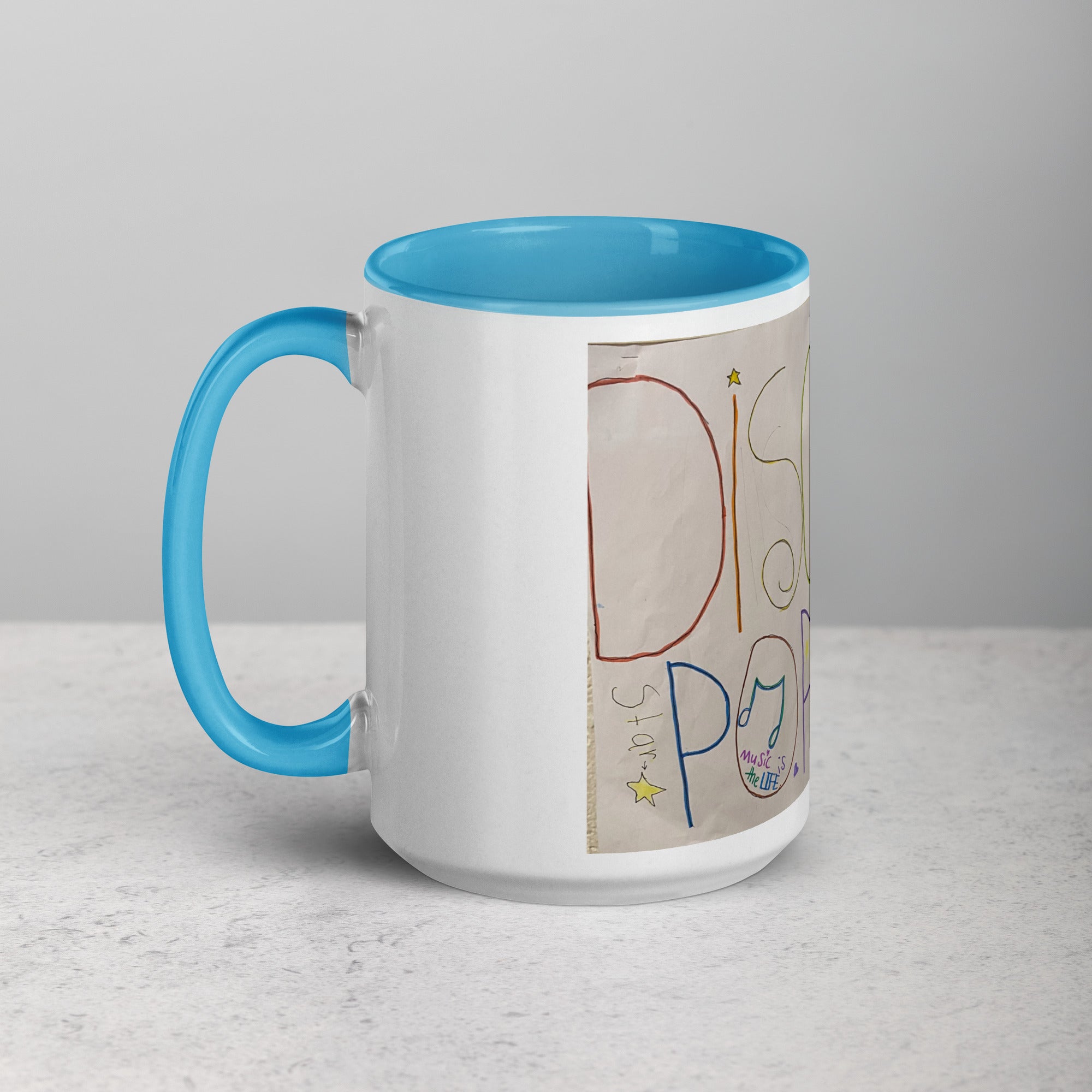 Disco Pop Mug with Color Inside