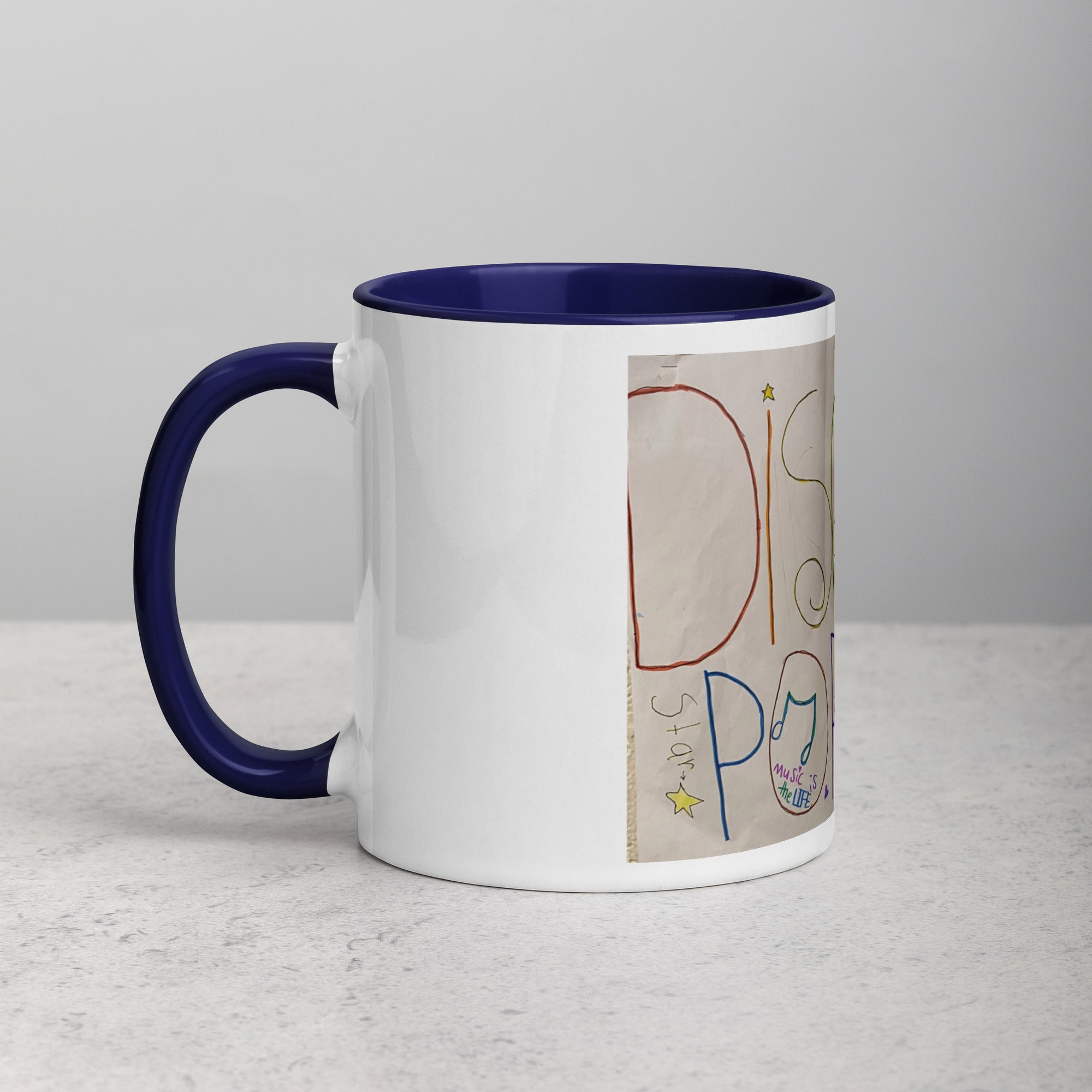 Disco Pop Mug with Color Inside