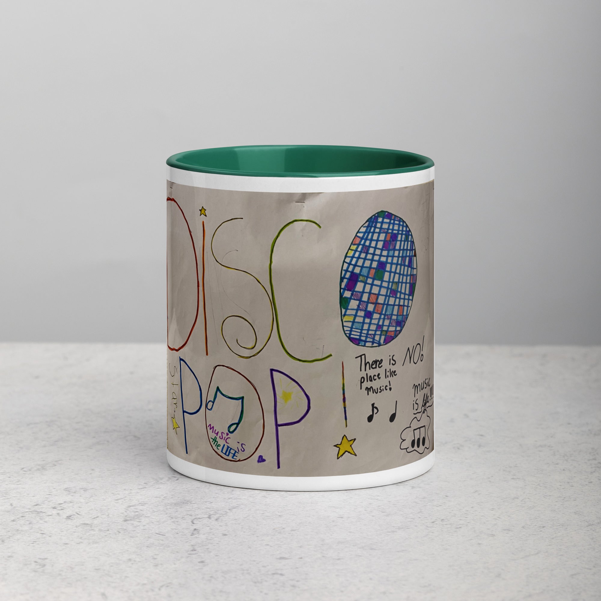 Disco Pop Mug with Color Inside