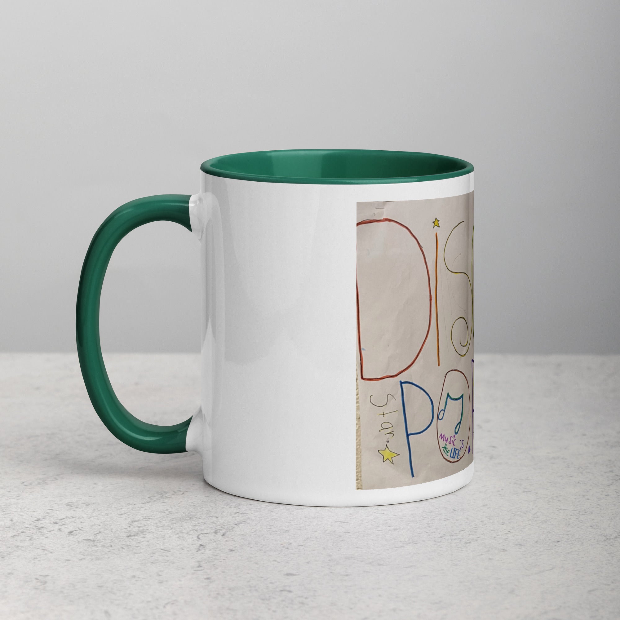 Disco Pop Mug with Color Inside