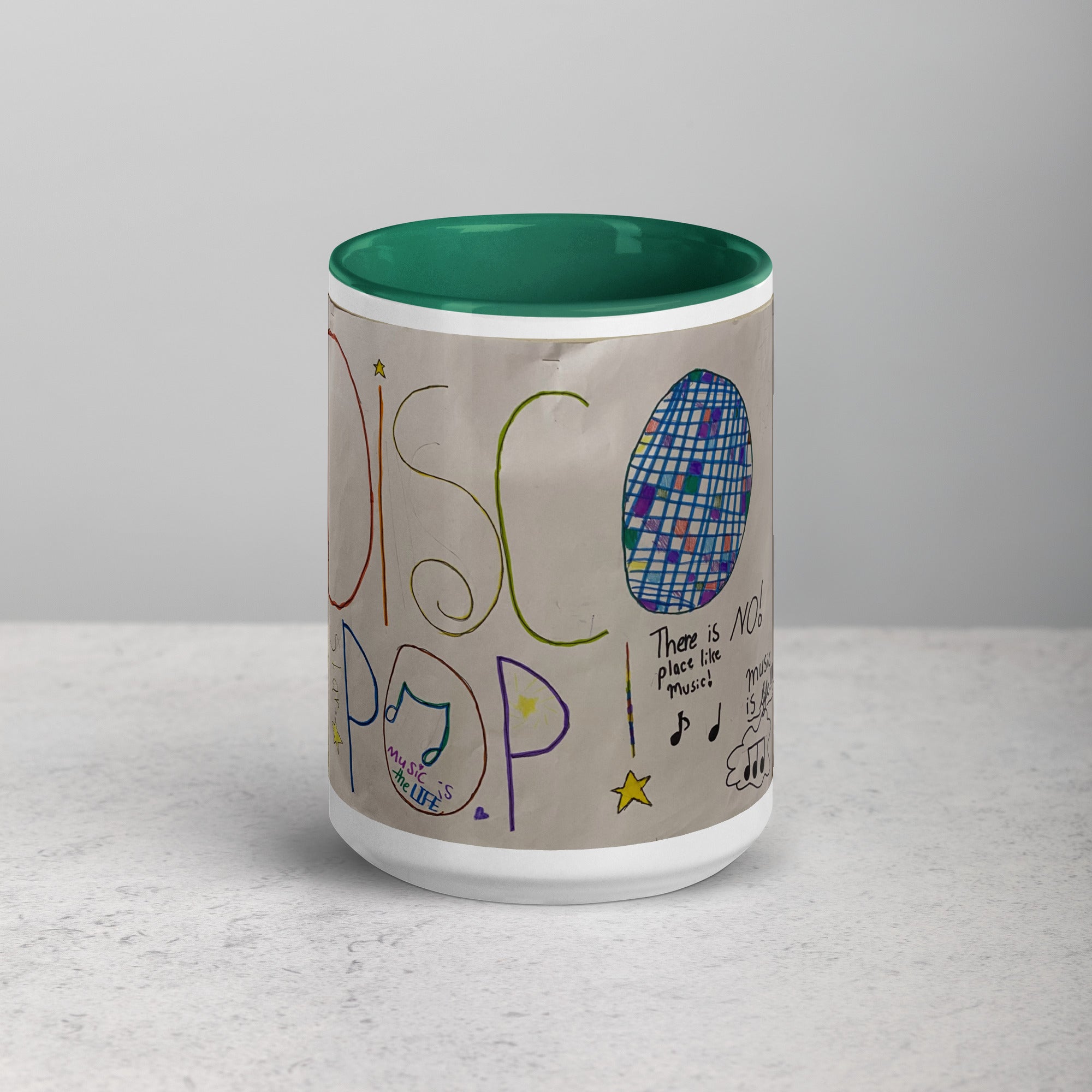 Disco Pop Mug with Color Inside